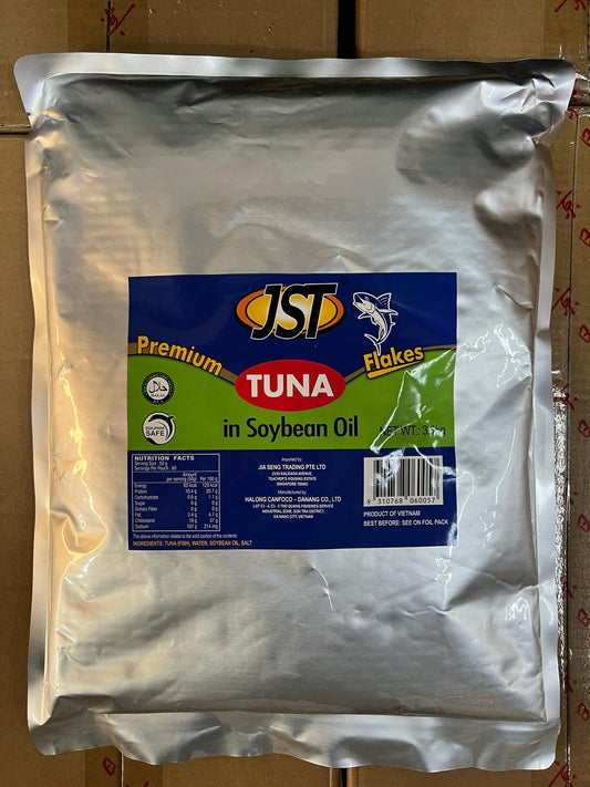JST Premium Tuna Flakes in Soybean Oil